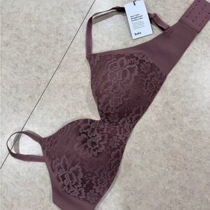 Knix Women's Lace Bra - Dusty Rose size 6